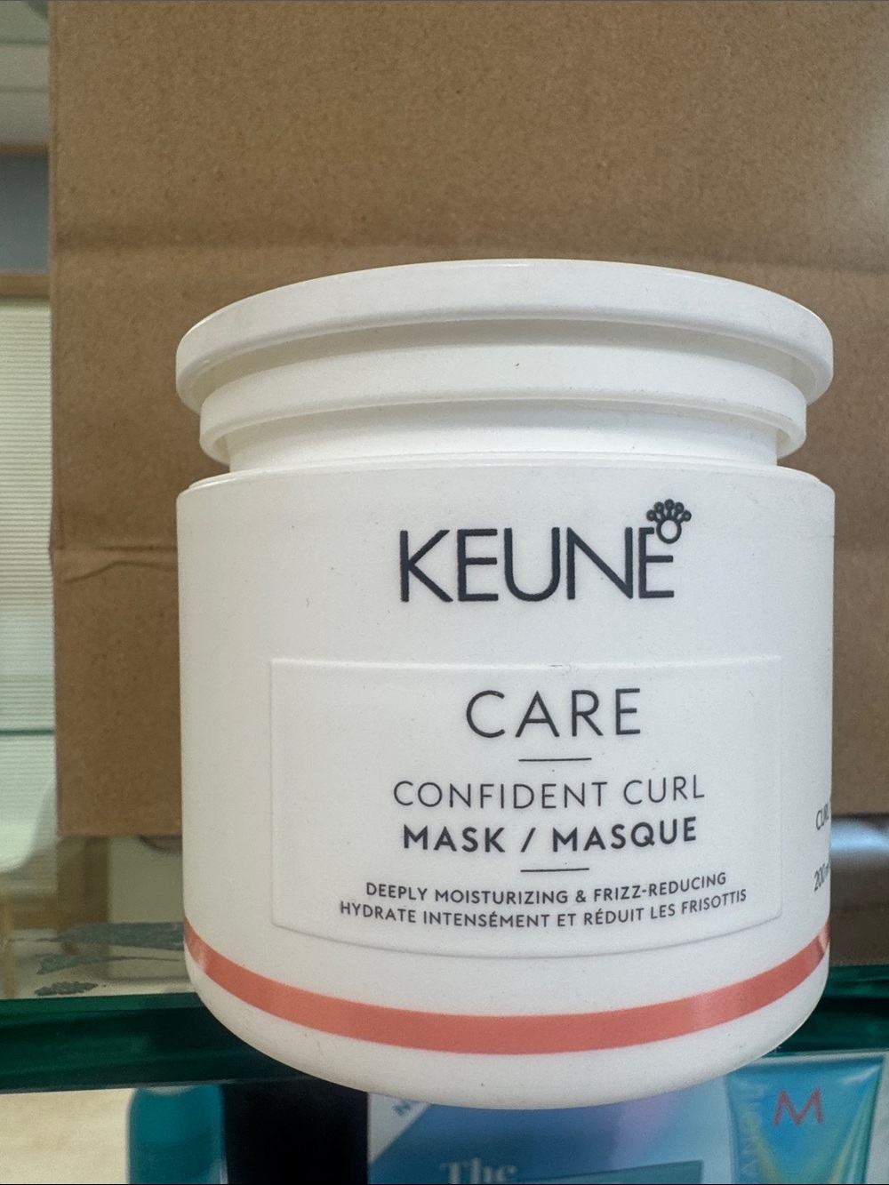 Care Confident Curl Mask — White with Pink Accent